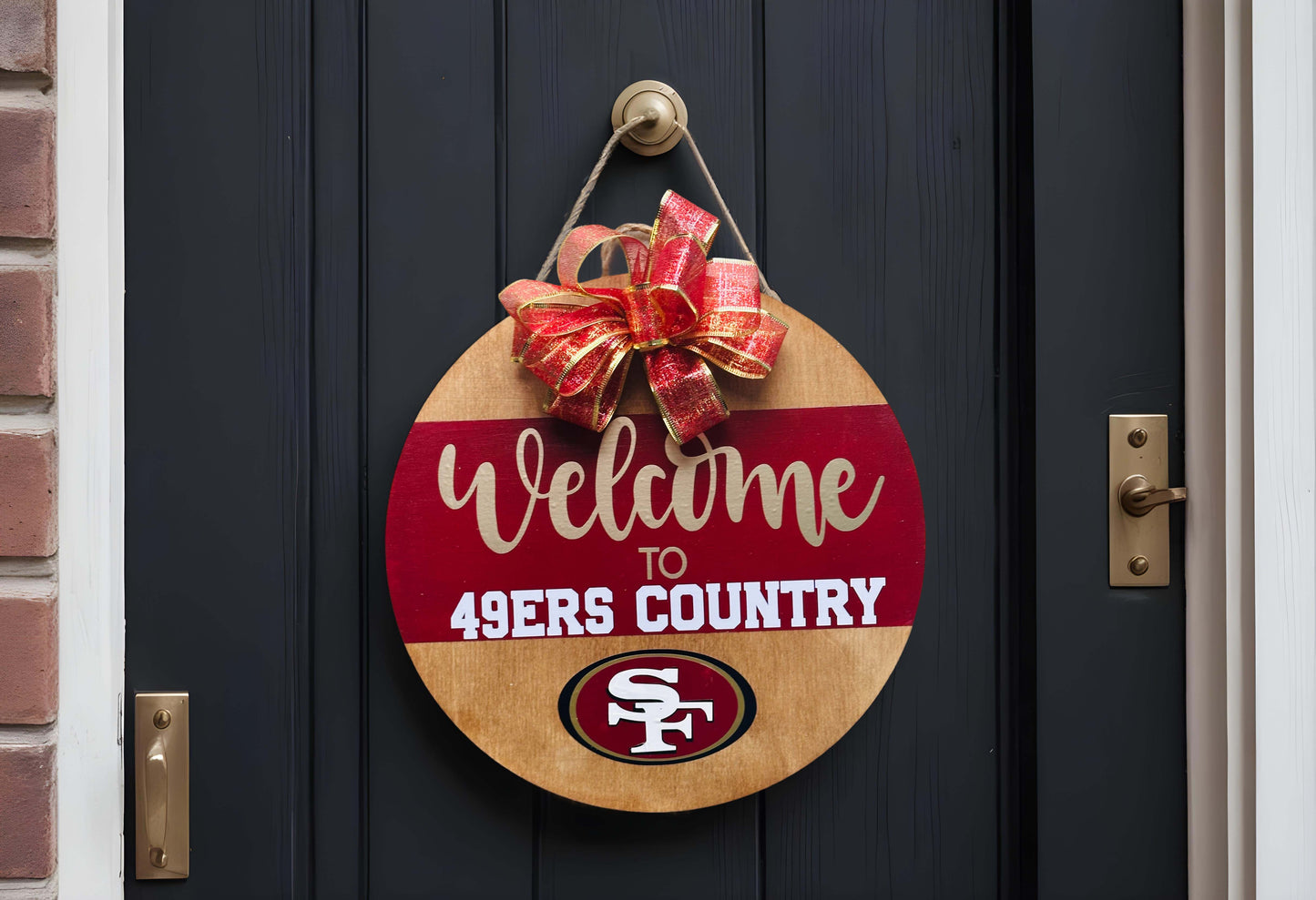 49ers Welcome Door Sign