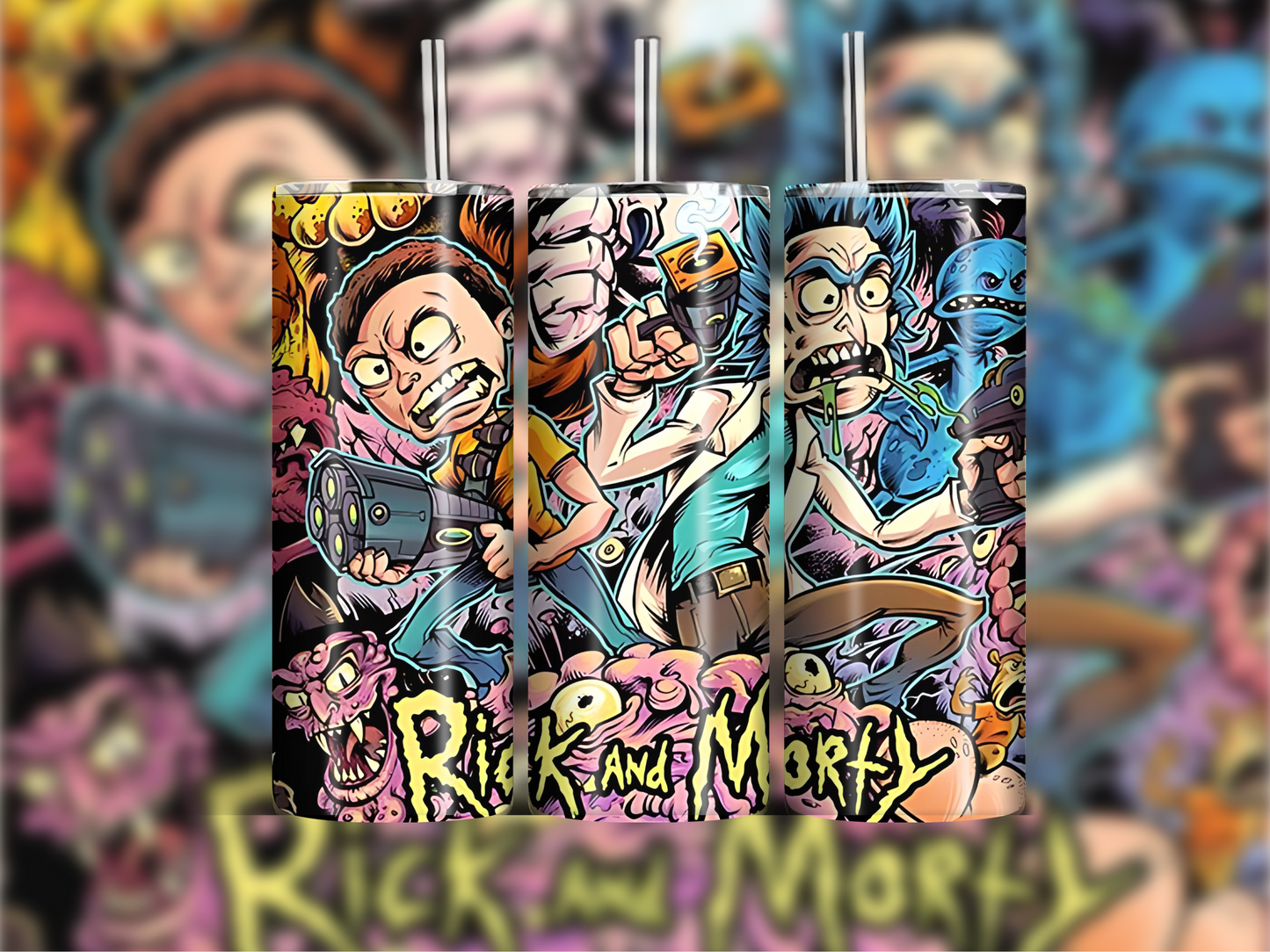 20 oz Rick and Morty Tumblers