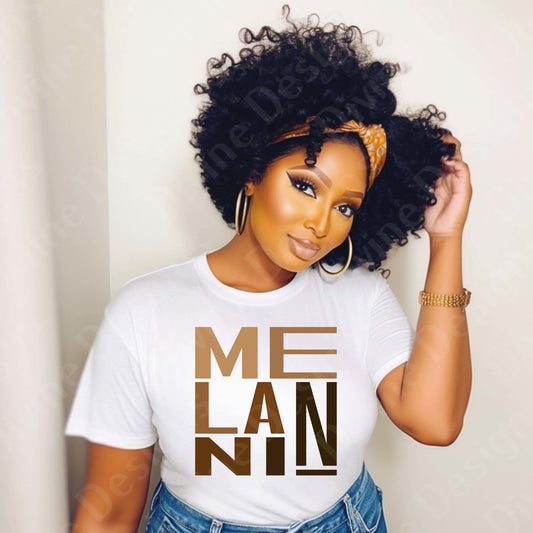 "Melanin Pride - Bold Gradient T-Shirt"