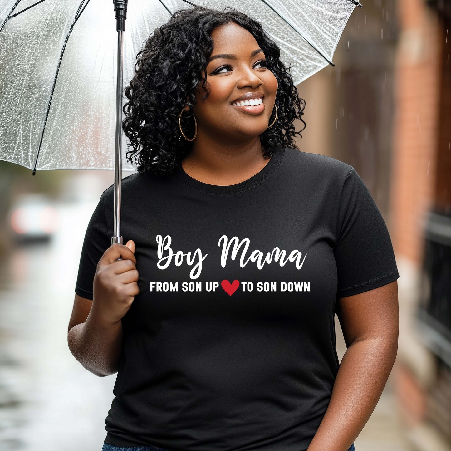 "Boy Mama" T-Shirt – From Son Up ❤️ to Son Down