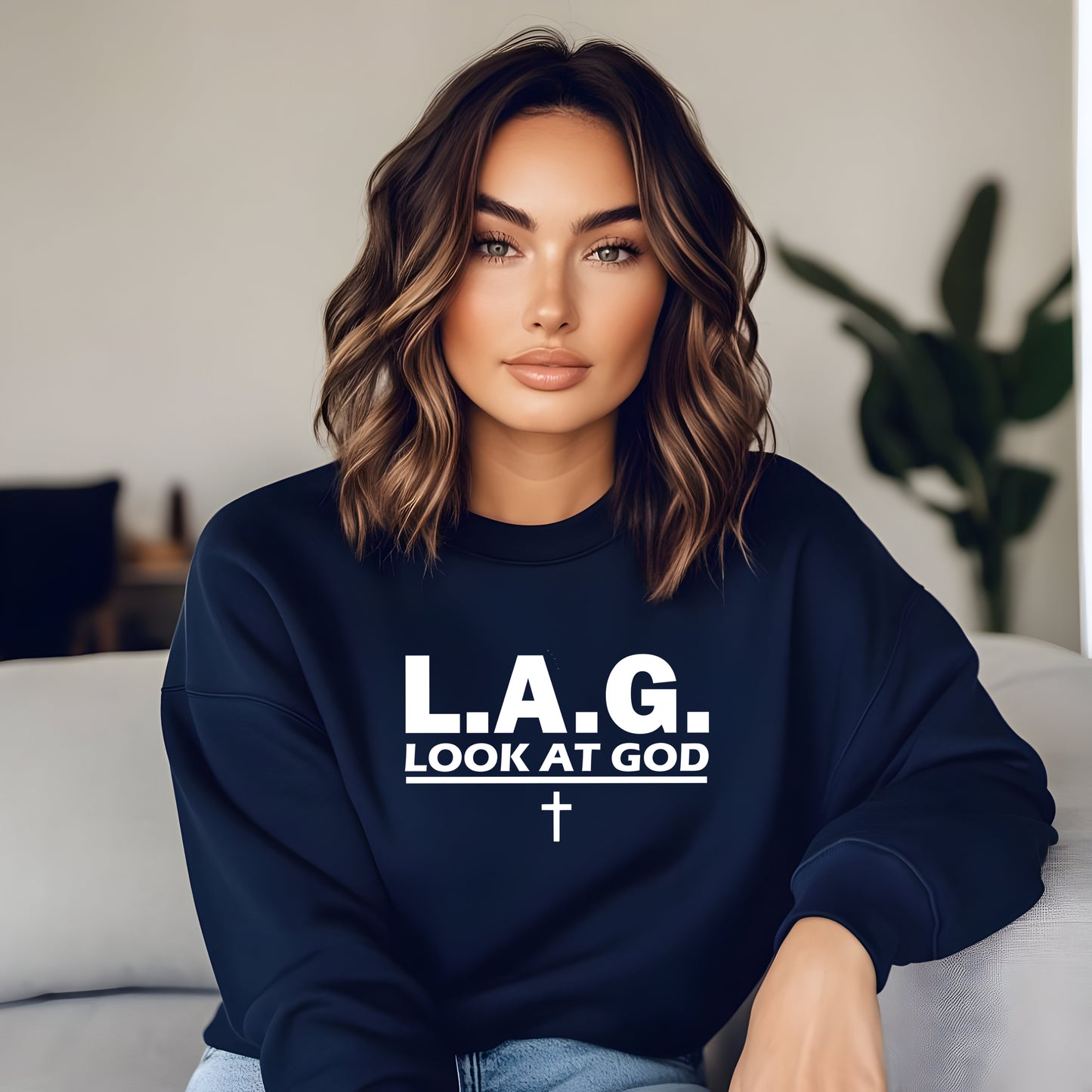 Look at God (LAG) Soft-Washed Fleece Hoodie