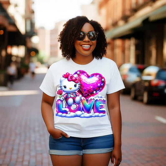 Adorable Kitty Love T-Shirts for Every Heart