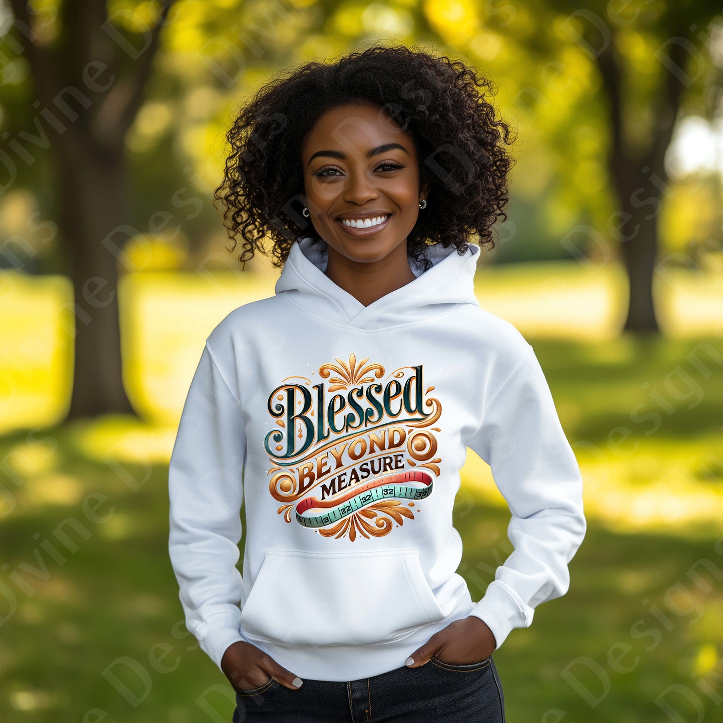 "Blessed Beyond Measure" Inspirational Hoodie