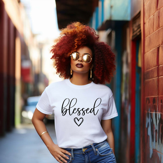 Blessed Tee – Elegance in Simplicity