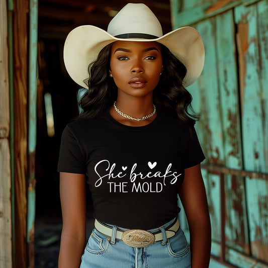 She Breaks the Mold Tee