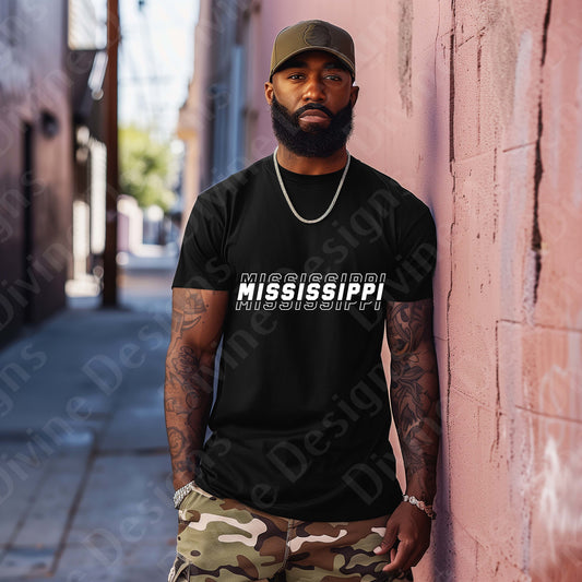 "Mississippi Pride - Retro Text T-Shirt"