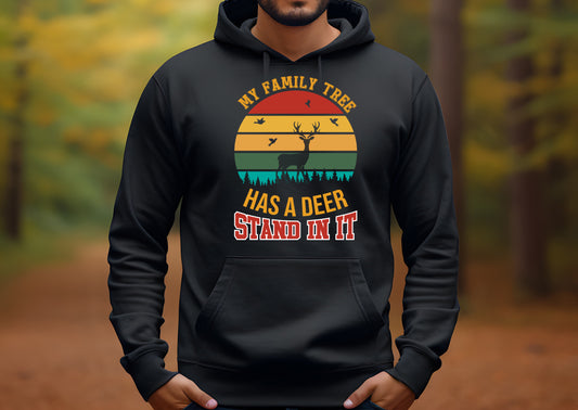 Deer Stand Family Tree Hoodie