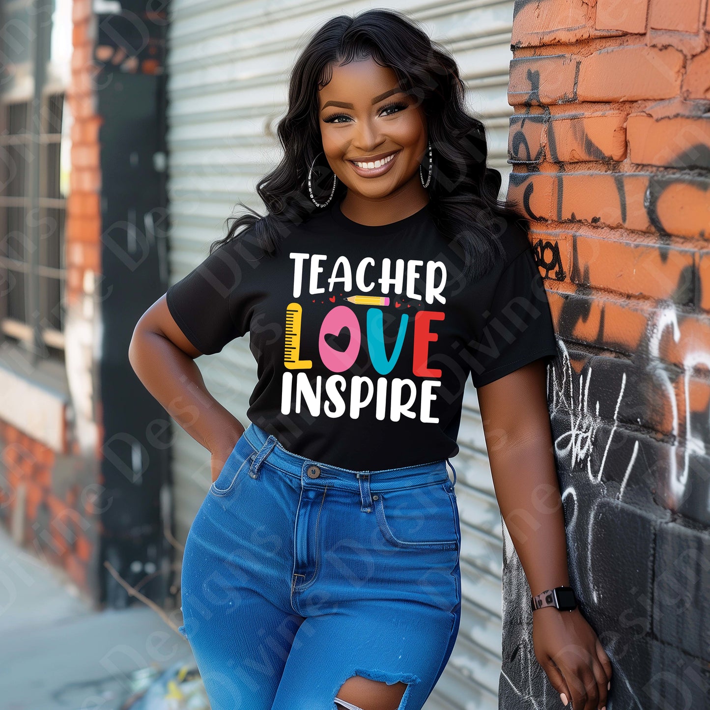 I Just Like to Teach - Vibrant Teacher Tees