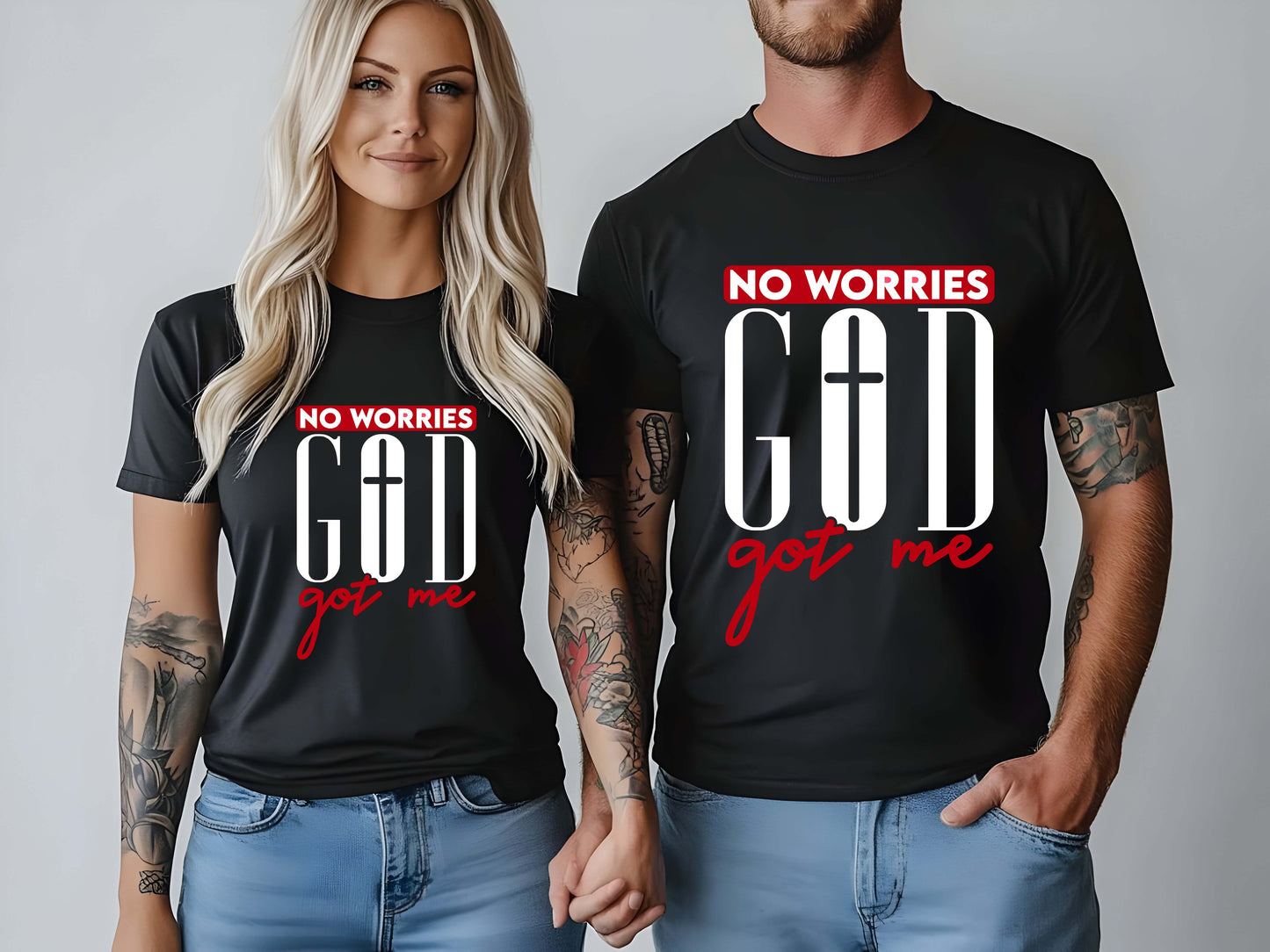 No Worries, God Got Me Tee