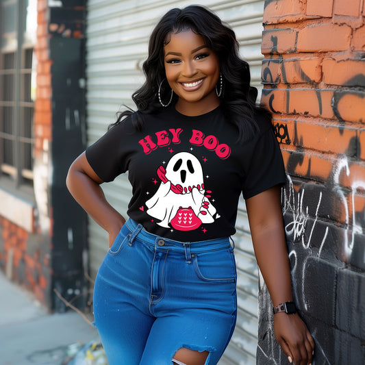 Hey Boo Valentine's Day T-Shirt