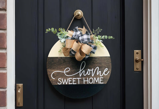 Home Sweet Home Door Sign