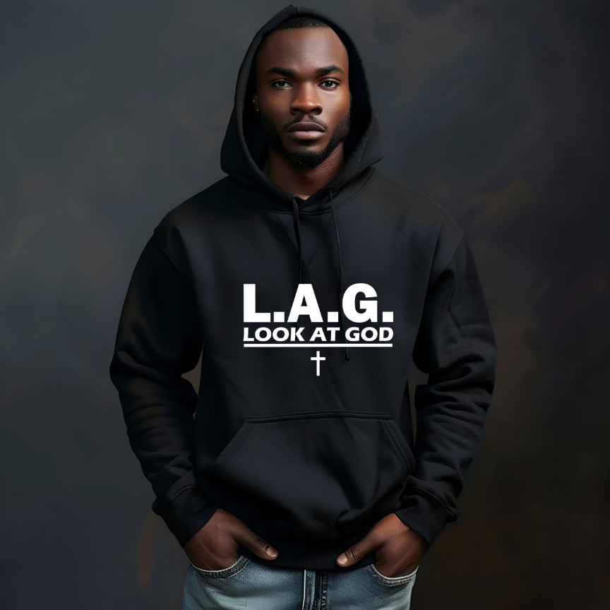 Look at God (LAG) Soft-Washed Fleece Hoodie