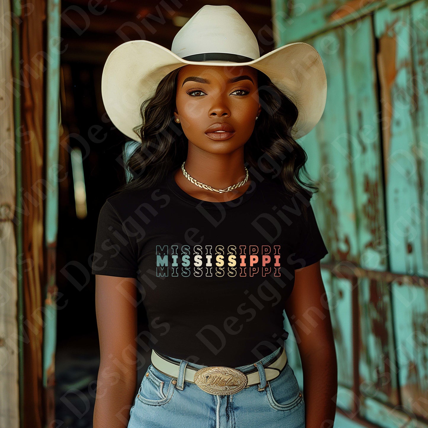 "Mississippi Pride - Retro Text T-Shirt"