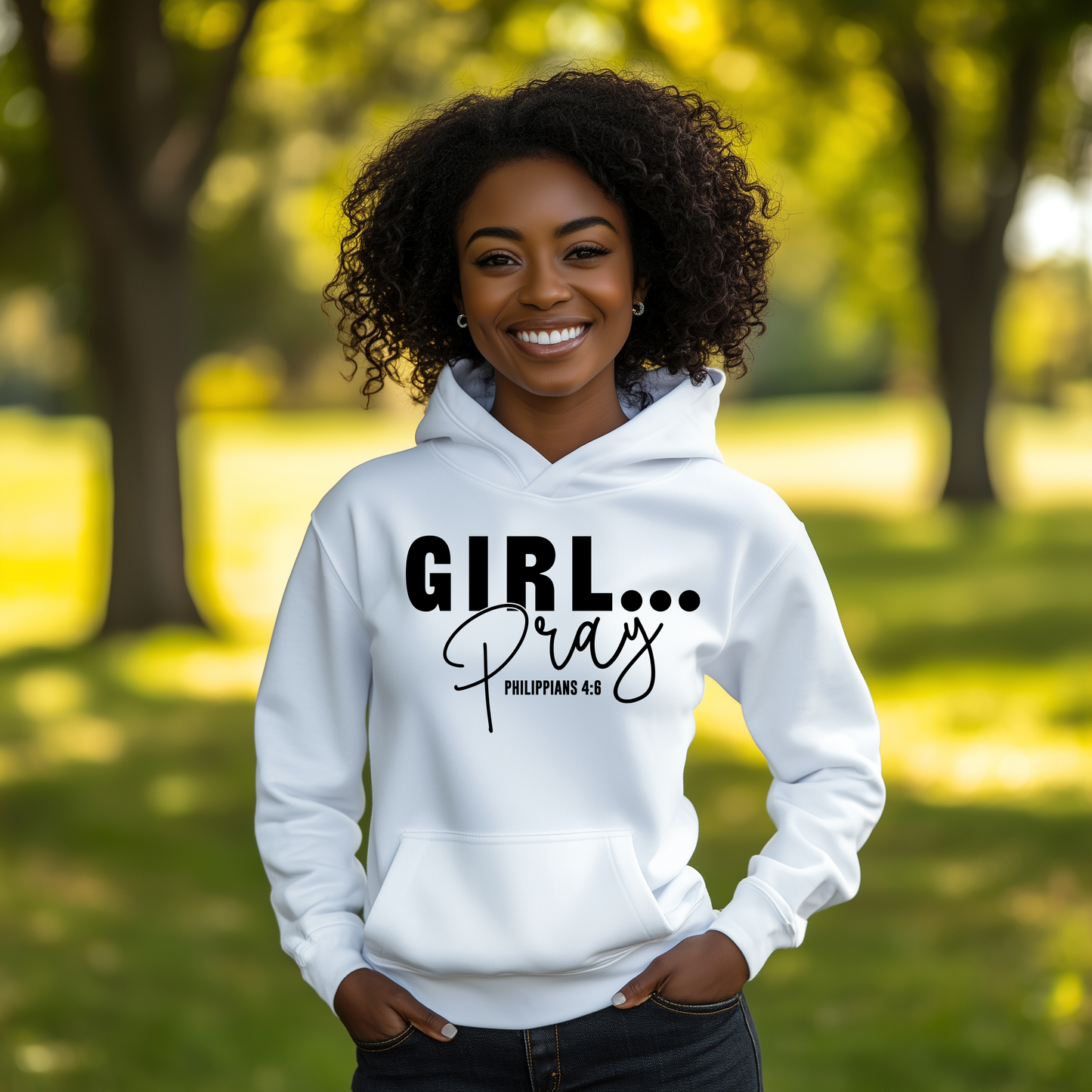 Girl Pray Fleece Hoodie